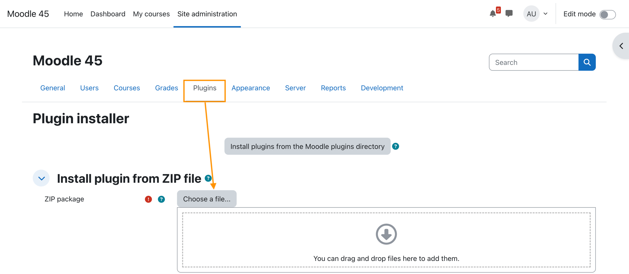 How do I publish a Course Assistant into Moodle via a plug-in?
